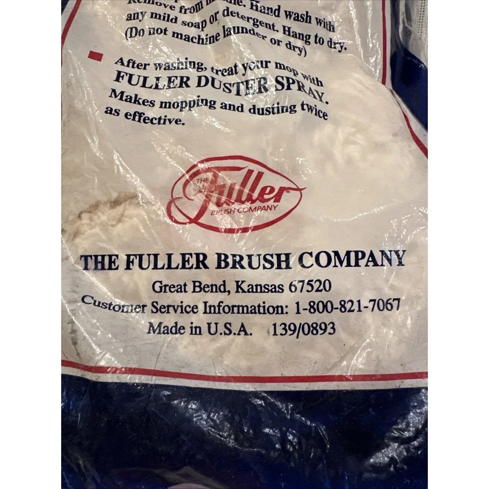 Fuller Brush Treated‎ Dust Mop Head 139/0893 USA New/Sealed Vintage